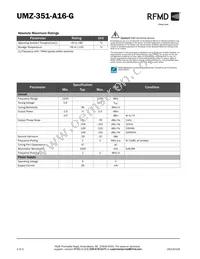 UMZ-351-A16-G Datasheet Page 2