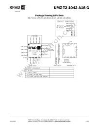 UMZ-T2-1042-A16-G Datasheet Page 3