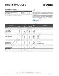 UMZ-T2-1062-O16-G Datasheet Page 2
