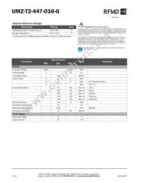 UMZ-T2-447-O16-G Datasheet Page 2