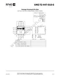 UMZ-T2-447-O16-G Datasheet Page 3