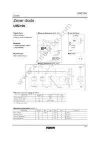 UMZ16NT106 Datasheet Cover