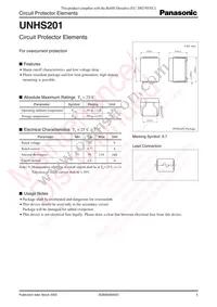 UNHS20100L Datasheet Cover