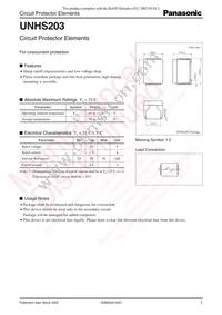 UNHS20300L Datasheet Cover