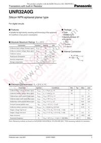 UNR32A0G0L Datasheet Cover