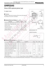 UNR32A500L Datasheet Cover