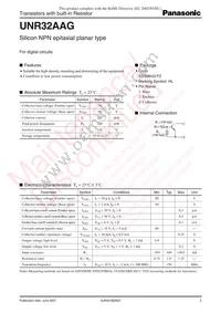 UNR32AAG0L Datasheet Cover