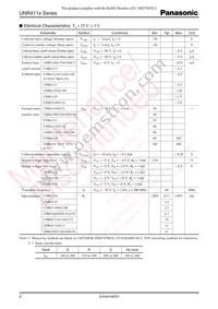 UNR411H00A Datasheet Page 2