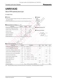 UNR51A3G0L Datasheet Cover