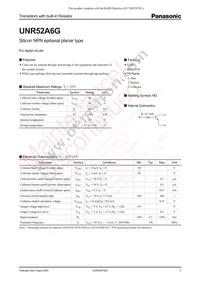 UNR52A6G0L Datasheet Cover