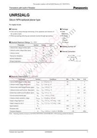 UNR52ALG0L Datasheet Cover