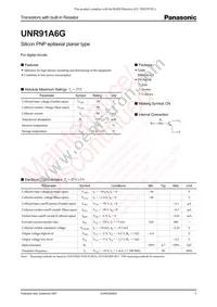 UNR91A6G0L Datasheet Cover