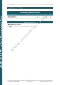 UOLED-128G2-AR Datasheet Page 7