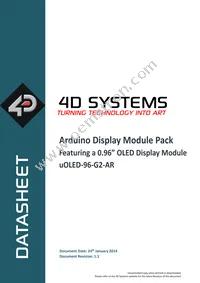 UOLED-96G2-AR Datasheet Cover