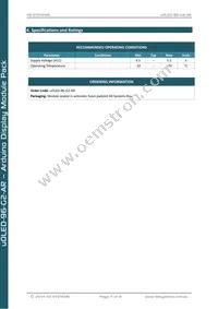 UOLED-96G2-AR Datasheet Page 7