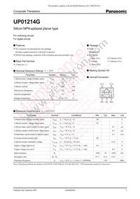 UP01214G0L Datasheet Cover