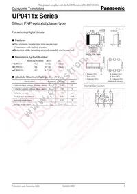 UP0411300L Datasheet Cover