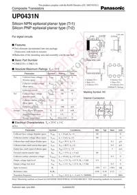 UP0431N00L Datasheet Cover