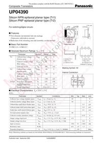 UP0439000L Datasheet Cover