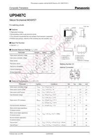 UP0487C00L Datasheet Cover