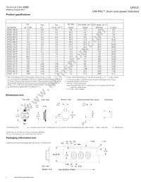 UP2UC-471-R Datasheet Page 2
