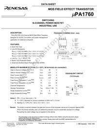UPA1760G-E1-AT Datasheet Page 3