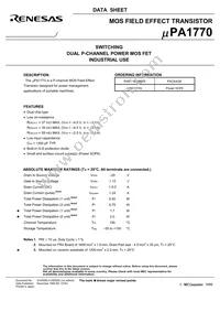 UPA1770G-E1-A Datasheet Page 3