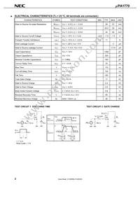 UPA1770G-E1-A Datasheet Page 4