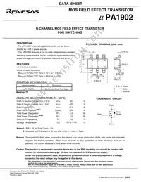 UPA1902TE-T1-A Datasheet Page 3