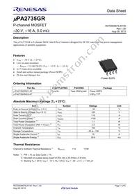 UPA2735GR-E1-AT Datasheet Cover