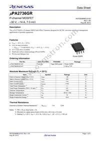 UPA2736GR-E1-AT Datasheet Cover