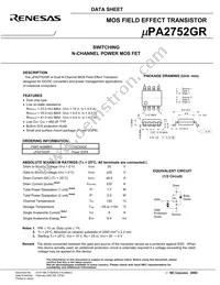UPA2752GR-E1-AT Datasheet Page 3