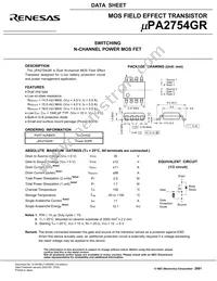 UPA2754GR(0)-E1-AY Datasheet Page 3