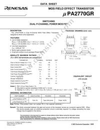 UPA2770GR(0)-E1-AY Datasheet Page 3