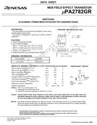 UPA2782GR-E1-A Datasheet Page 3