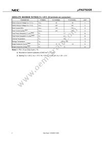 UPA2792GR(0)-E1-AZ Datasheet Page 4