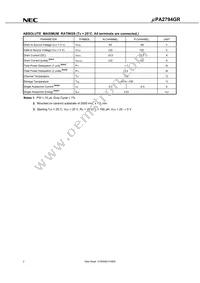 UPA2794GR(0)-E1-AZ Datasheet Page 4