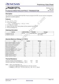 UPA2812T1L-E1-AT Datasheet Cover