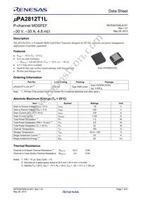 UPA2812T1L-E2-AT Datasheet Cover
