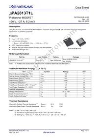UPA2813T1L-E2-AT Datasheet Cover