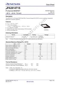 UPA2814T1S-E2-AT Datasheet Cover