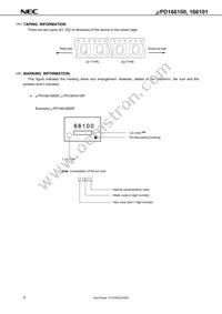 UPD166101GR-E1-AZ Datasheet Page 10