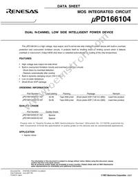 UPD166104GS-E1-AZ Datasheet Page 3