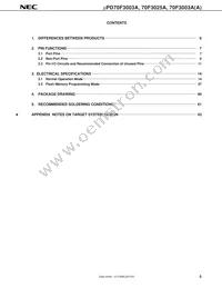 UPD70F3025AGC-33-8EU-A Datasheet Page 7