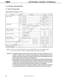 UPD70F3025AGC-33-8EU-A Datasheet Page 16