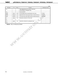 UPD70F3033AGC-8EU-A Datasheet Page 16