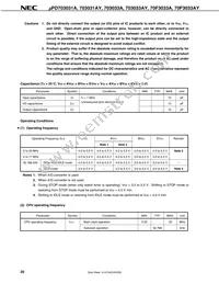 UPD70F3033AGC-8EU-A Datasheet Page 22