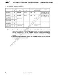 UPD70F3036HYGC-8EU-A Datasheet Page 10