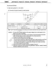 UPD70F3036HYGC-8EU-A Datasheet Page 23