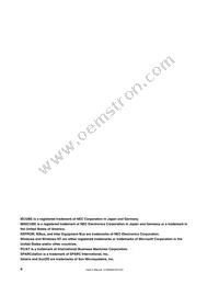 UPD70F3284YGJ-UEN-A Datasheet Page 6